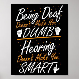 Affiche American Sign Language Awareness - Asl Deaf Pride