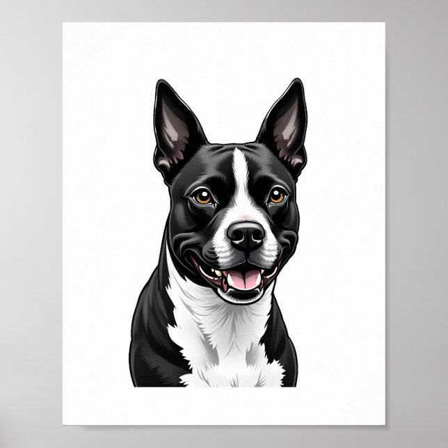 Affiche American Staffordshire Terrier (Devant)