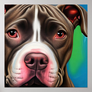 Affiche American Staffordshire Terrier