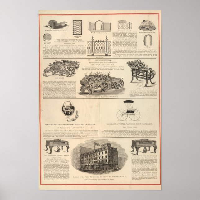 Affiche American Wire Works (Devant)