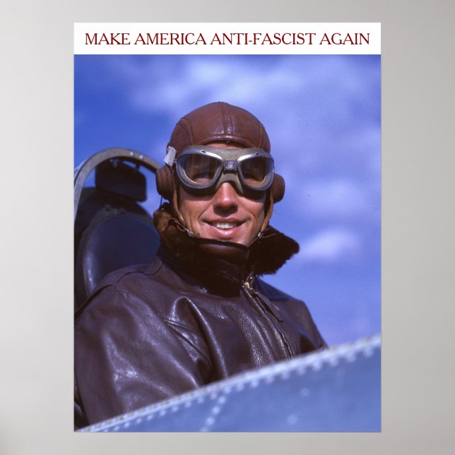 Affiche American WWII Pilot MAAFA (Devant)
