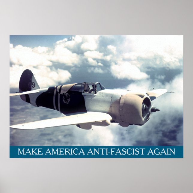 Affiche American WWII Plane MAAFA (Devant)