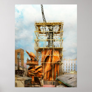 Affiche Americana - Statue de la Liberté - Demi-habillé 18