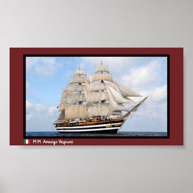 Affiche Amerigo Vespucci (Devant)