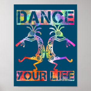 Affiche Amérindiens Kokopelli - Danse Ta Vie 3