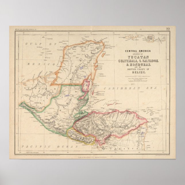 Affiche Amérique centrale 4 (Devant)