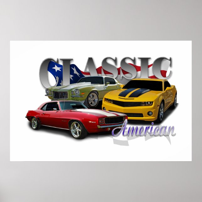 Affiche Amérique classique (Devant)