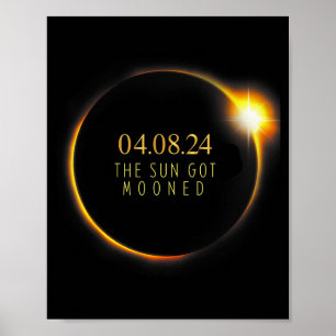 Affiche Amérique drôle Éclipse solaire 4 08
