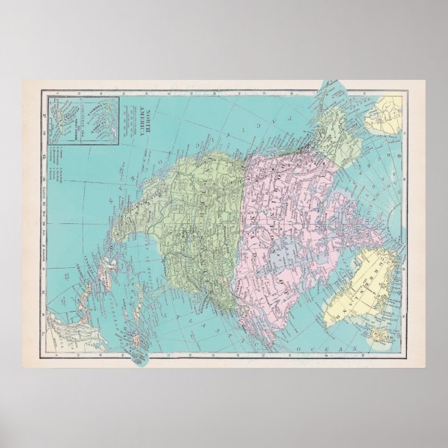 Affiche Amérique du Nord (Devant)