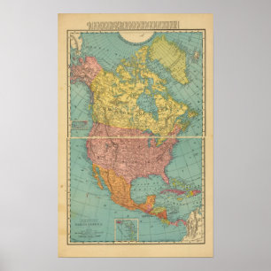 Affiche Amérique du Nord 13