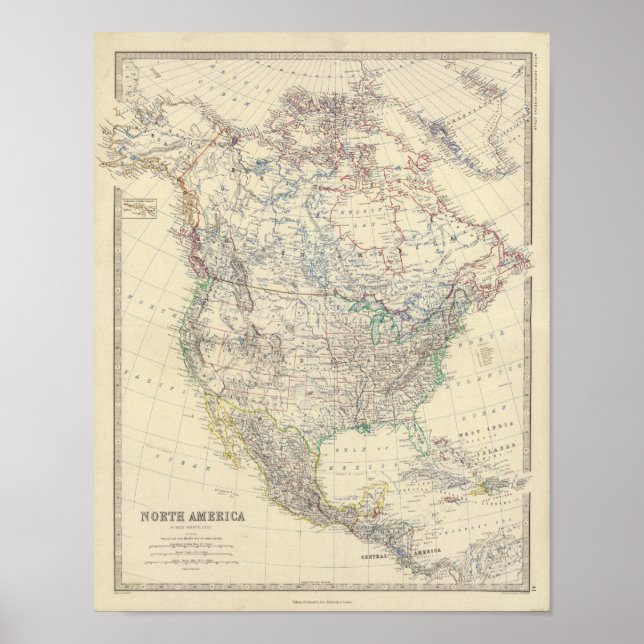 Affiche Amérique du Nord 22 (Devant)