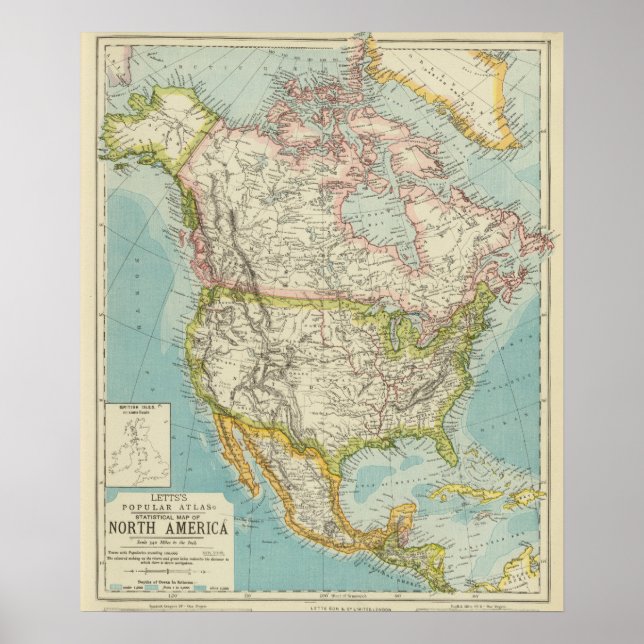 Affiche Amérique du Nord 35 (Devant)