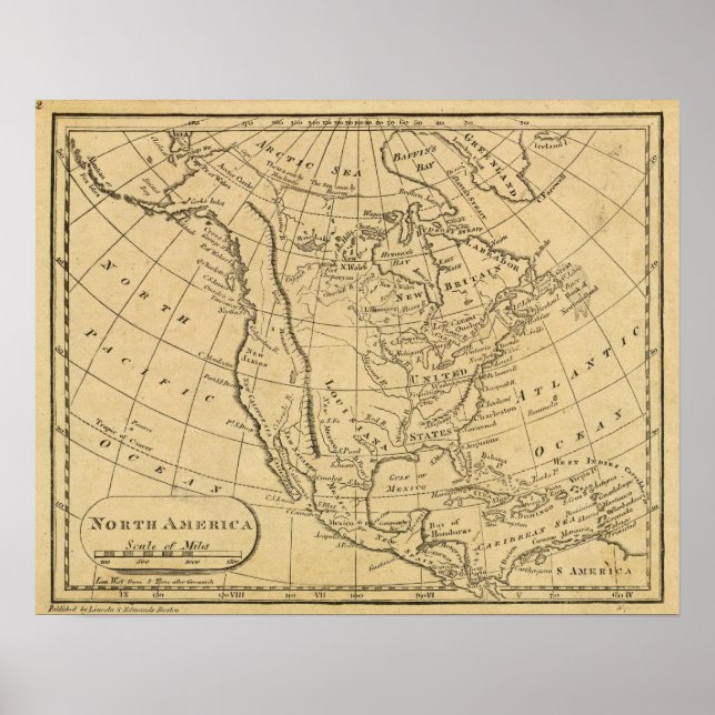 Affiche Amérique du Nord 45 (Devant)