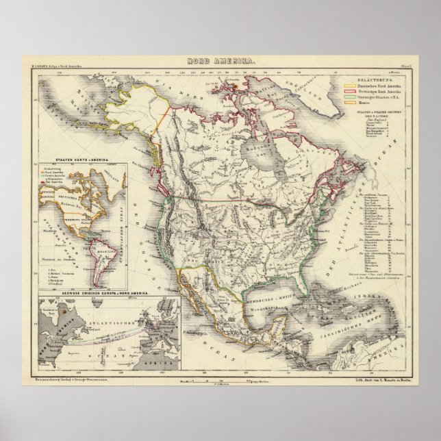 Affiche Amérique du Nord 48 (Devant)