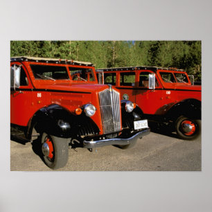 Affiche Amérique du Nord, États-Unis, Montana. Ford classi
