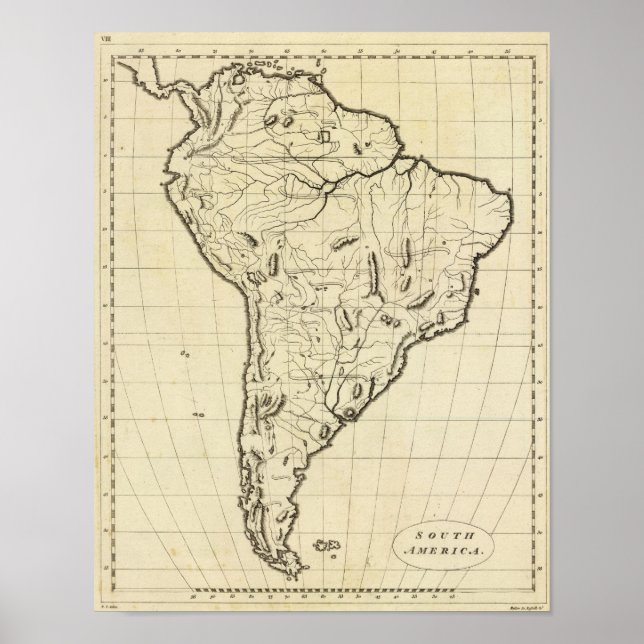 Affiche Amérique du Sud (Devant)
