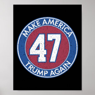 Affiche Amérique Trump 47