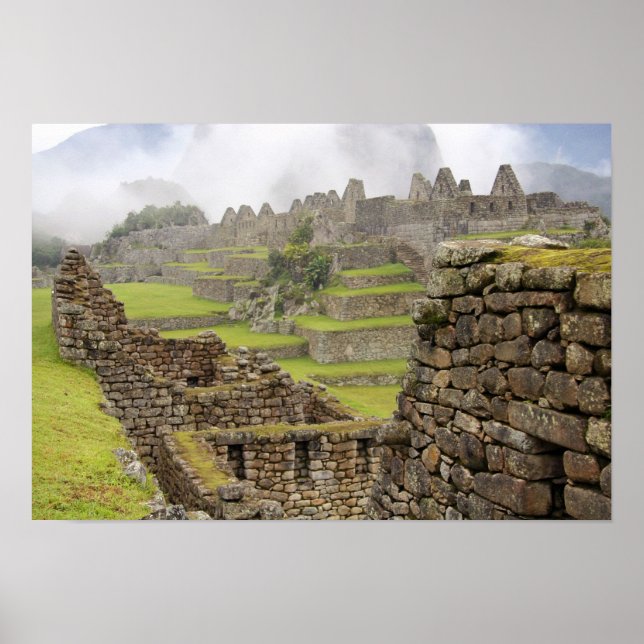 Affiche Amériques, Pérou, Machu PIcchu. L'ancien (Devant)