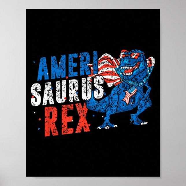 Affiche Amerisaurus rex amérique États-Unis indépendance 4 (Devant)