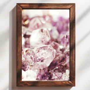 Affiche Amethyst Quartz Crystal