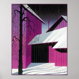 Affiche Améthyste - 1983; États-Unis  Eyvind Earle