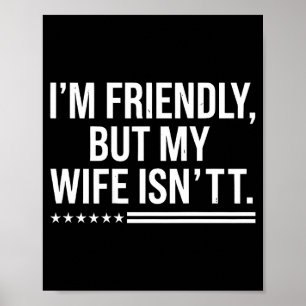 Affiche Amical mais la femme n'est pas humour de mari (au