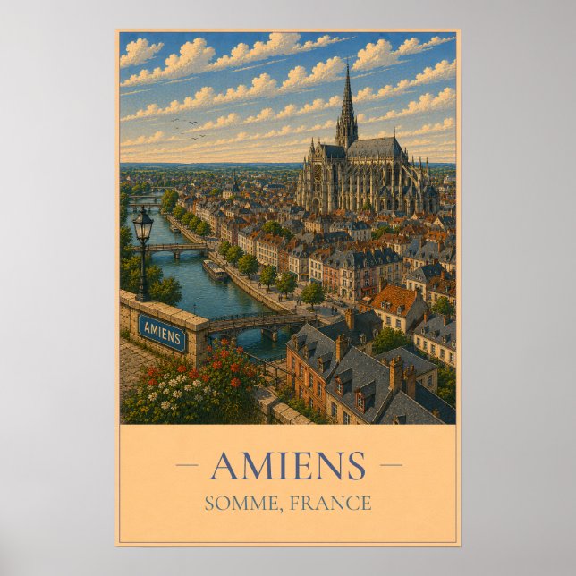 Affiche Amiens (Devant)
