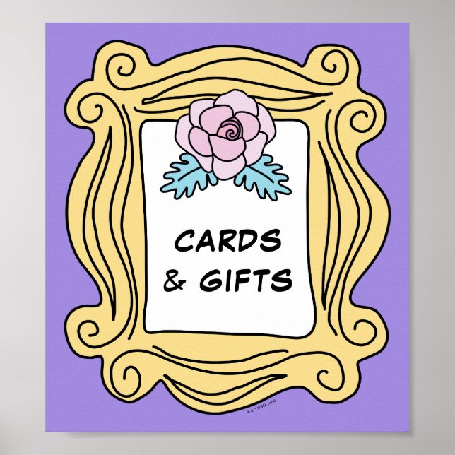 Affiche AMIS™ | Cadeaux et cartes de Fête des mariées (Devant)