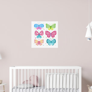 Affiche Amis colorés de Flutter