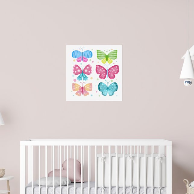 Affiche Amis colorés de Flutter (Pépinière 2)