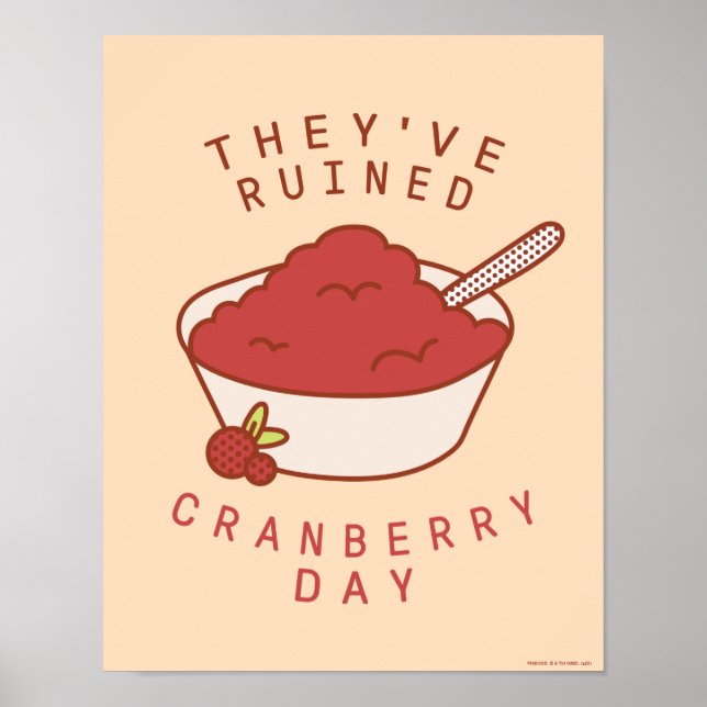 Affiche AMIS™ | Ils ont ruiné Cranberry Day (Devant)