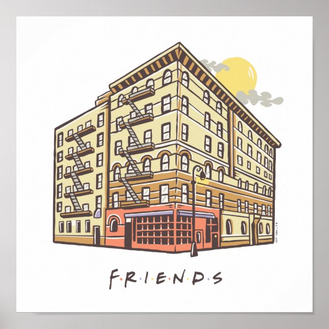 Affiche AMIS™ | Monica's Apartment Building (Devant)