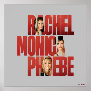 Affiche AMIS™   Rachel, Monica & Phoebe