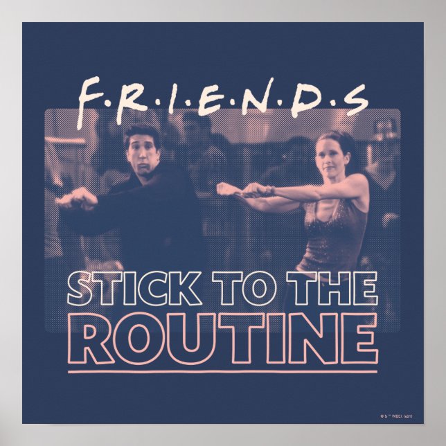 Affiche AMIS™ | Stick to the Routine (Devant)