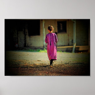 Affiche amish de fille