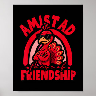 Affiche Amistad, Maison D'Amitié _ École De Maison Amistad