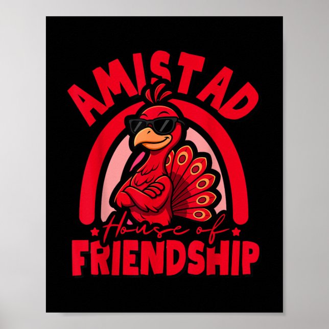 Affiche Amistad, Maison D'Amitié _ École De Maison Amistad (Devant)