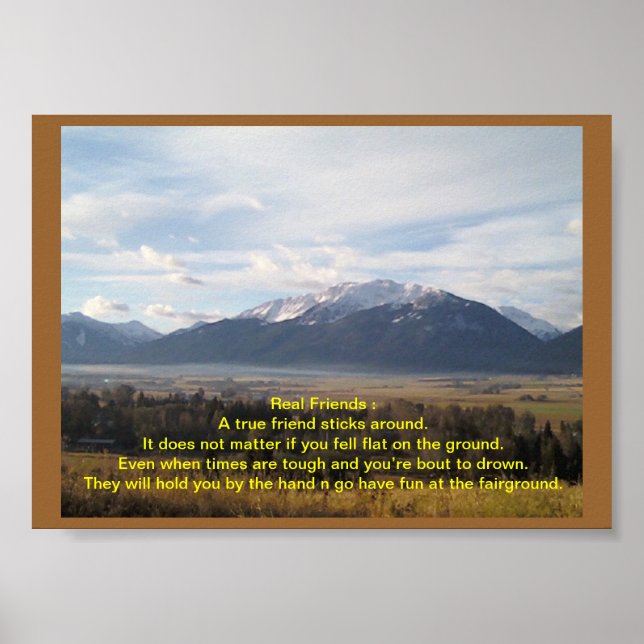 Affiche Amitié (Devant)