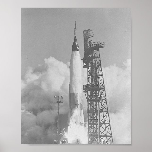 Affiche Amitié 7 (Mercury Atlas 6) Lancement (Devant)