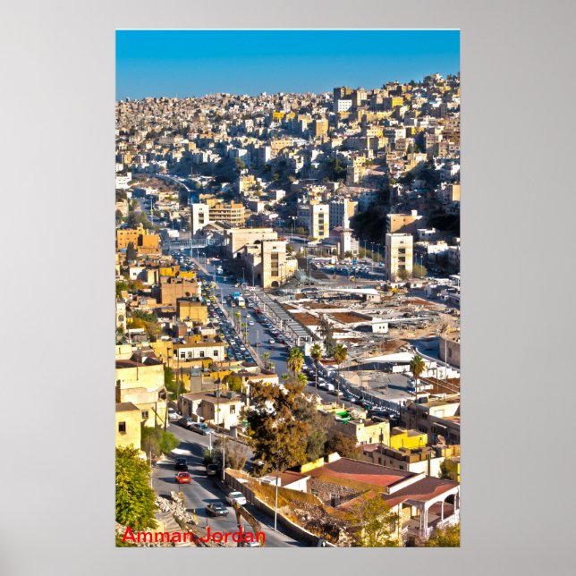 Affiche Amman, Jordanie (Devant)