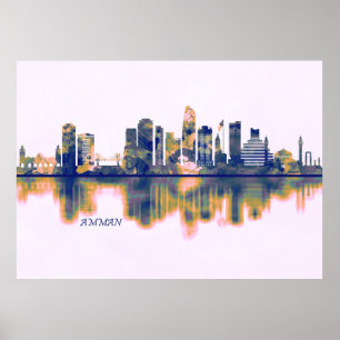 Affiche Amman Skyline