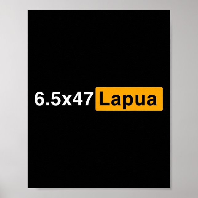 Affiche Ammo Lapua 6,5 x 47 - Chasse au tir de précision (Devant)
