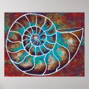 Affiche Ammonite - Gelée dans le temps