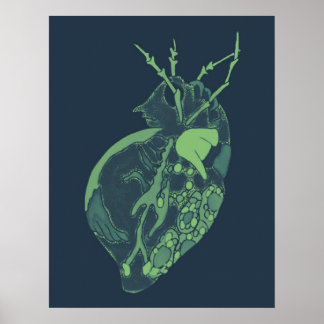 Affiche Amoeba Minx : teinte de Mildew