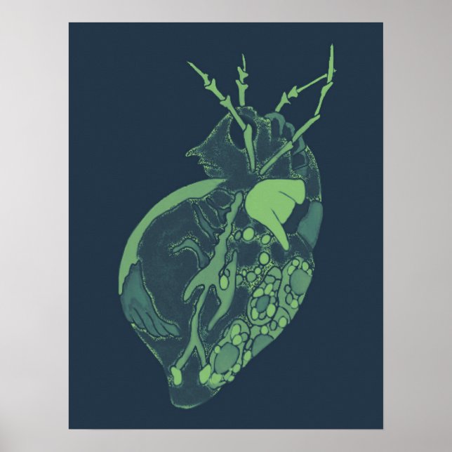 Affiche Amoeba Minx : teinte de Mildew (Devant)