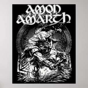 Affiche Amon Amarth Fan Art Hommage Design