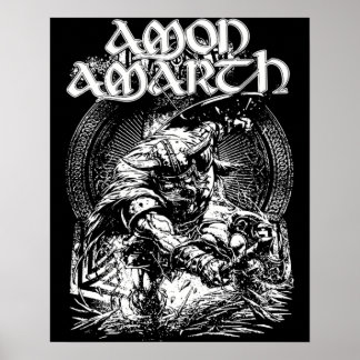 Affiche Amon Amarth Fan Art Hommage Design