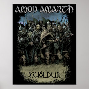 Affiche Amon Amarth Vintage Look Fan Cadeau