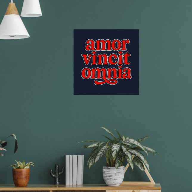 Affiche Amor vincit omnia (Salon 1)
