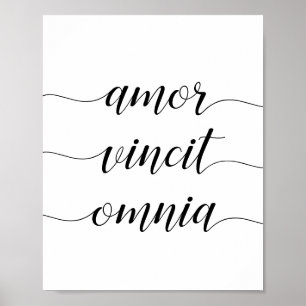 Affiche Amor vincit omnia